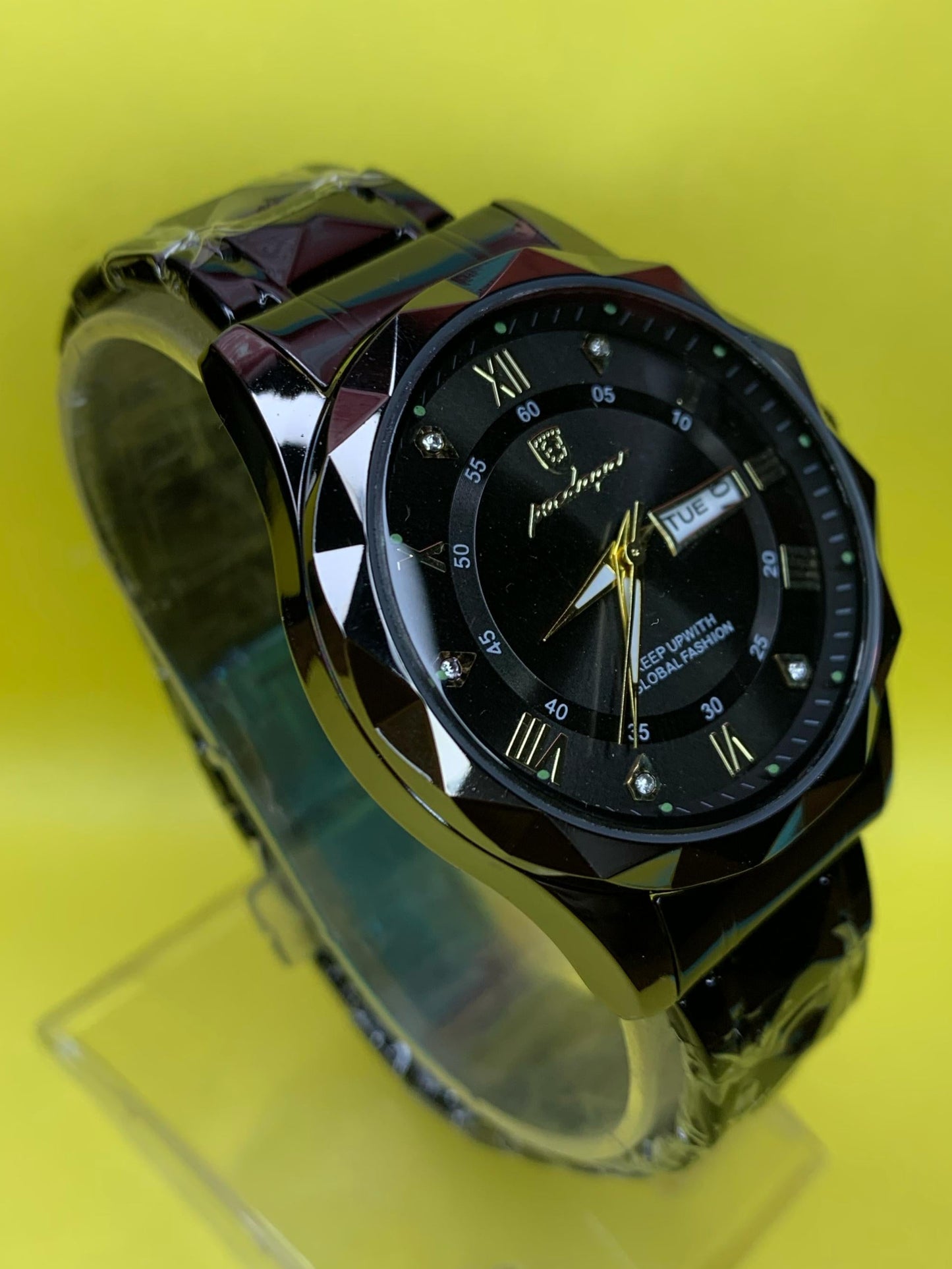 Onyx Dial Watch